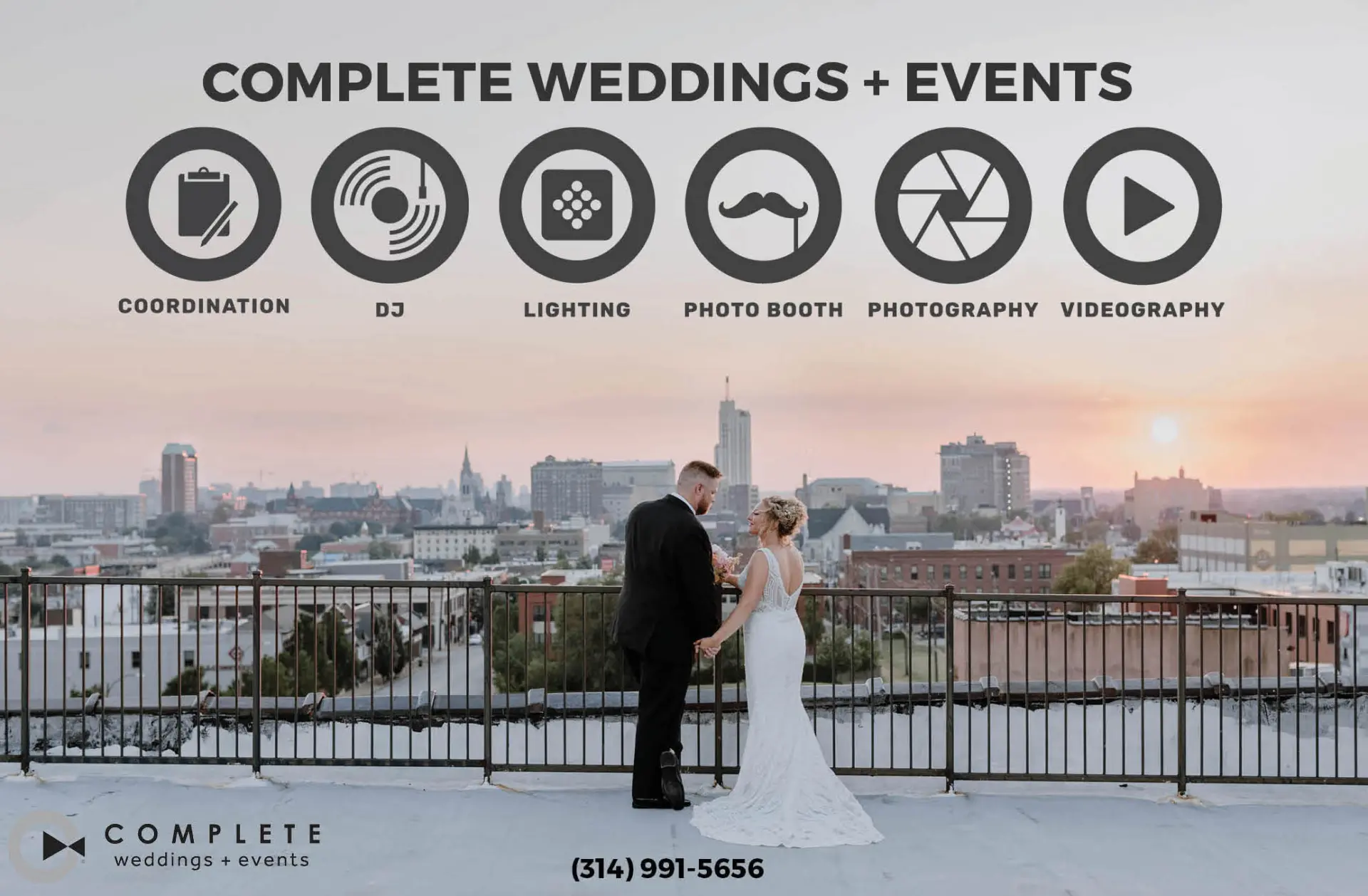 complete weddings & events ad